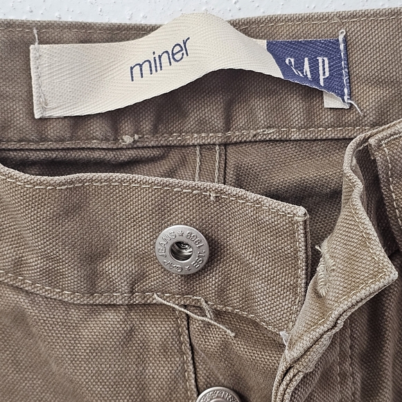 NWT RARE 90's GAP Miner Double Knee Button Fly Grunge Skater Utility Jean - Picture 7 of 11